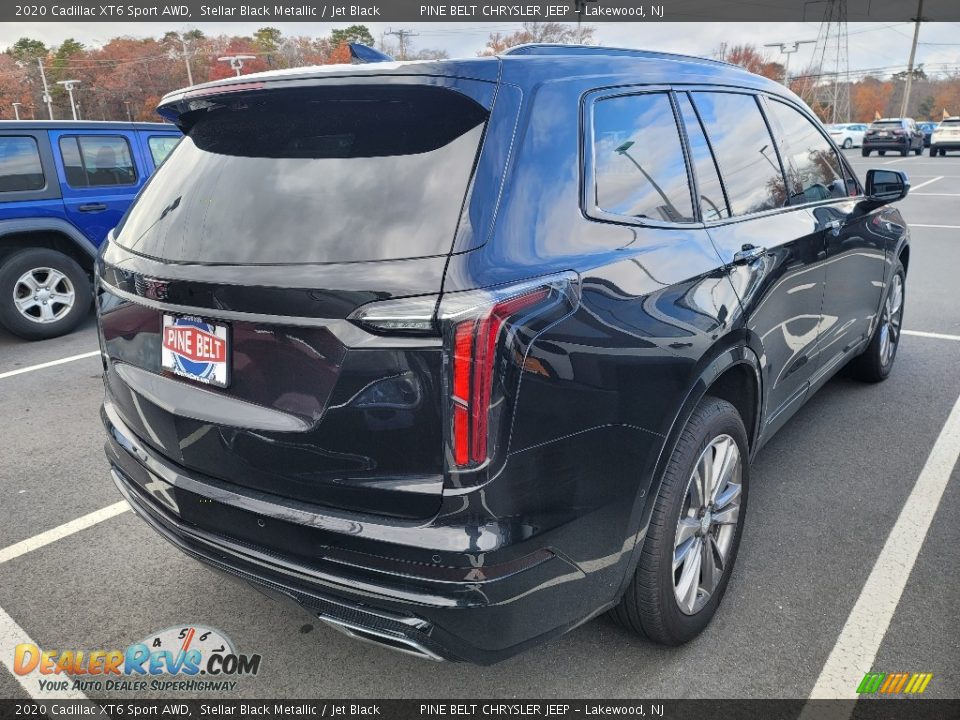 2020 Cadillac XT6 Sport AWD Stellar Black Metallic / Jet Black Photo #3