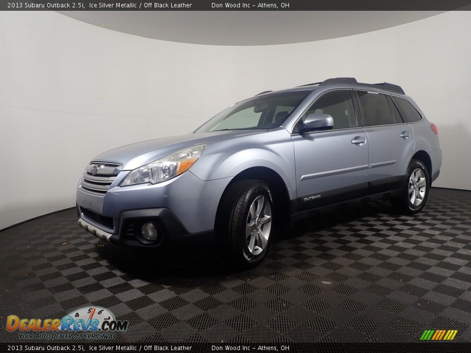 2013 Subaru Outback 2.5i Ice Silver Metallic / Off Black Leather Photo #8