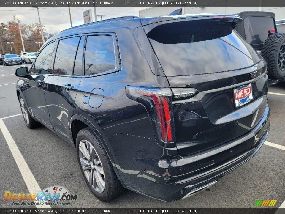 2020 Cadillac XT6 Sport AWD Stellar Black Metallic / Jet Black Photo #4