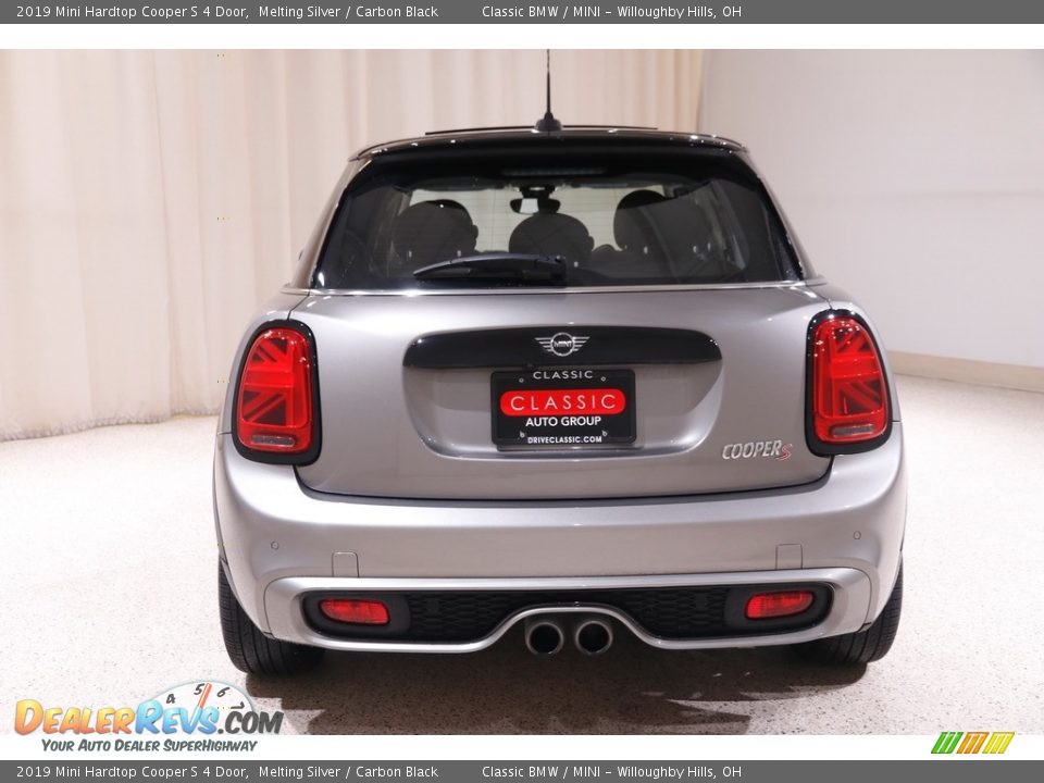 2019 Mini Hardtop Cooper S 4 Door Melting Silver / Carbon Black Photo #17