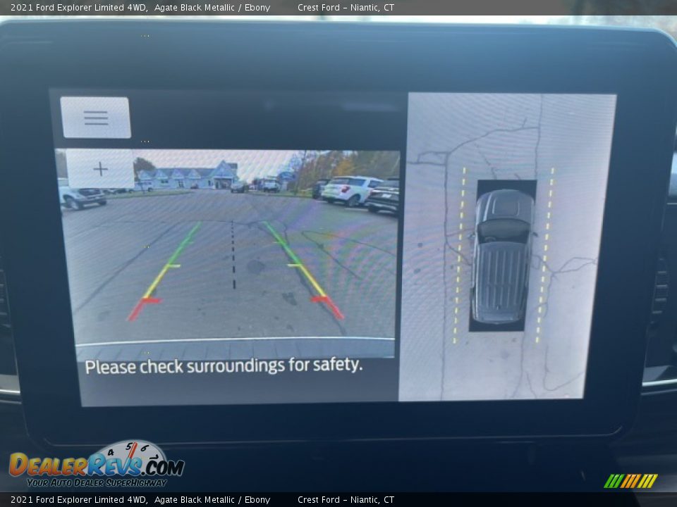 2021 Ford Explorer Limited 4WD Agate Black Metallic / Ebony Photo #25
