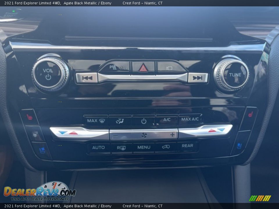 2021 Ford Explorer Limited 4WD Agate Black Metallic / Ebony Photo #26