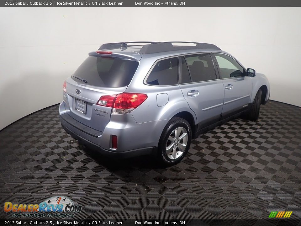 2013 Subaru Outback 2.5i Ice Silver Metallic / Off Black Leather Photo #17