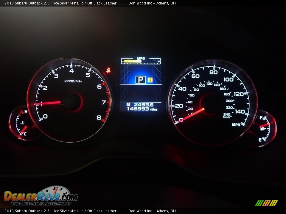 2013 Subaru Outback 2.5i Gauges Photo #28