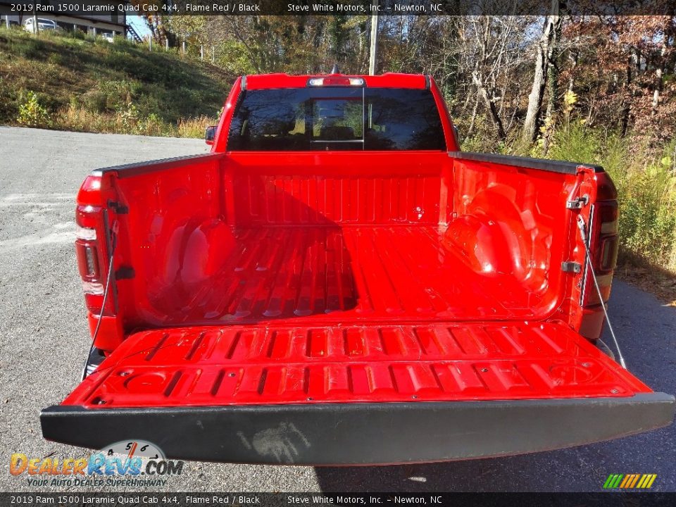 2019 Ram 1500 Laramie Quad Cab 4x4 Flame Red / Black Photo #7
