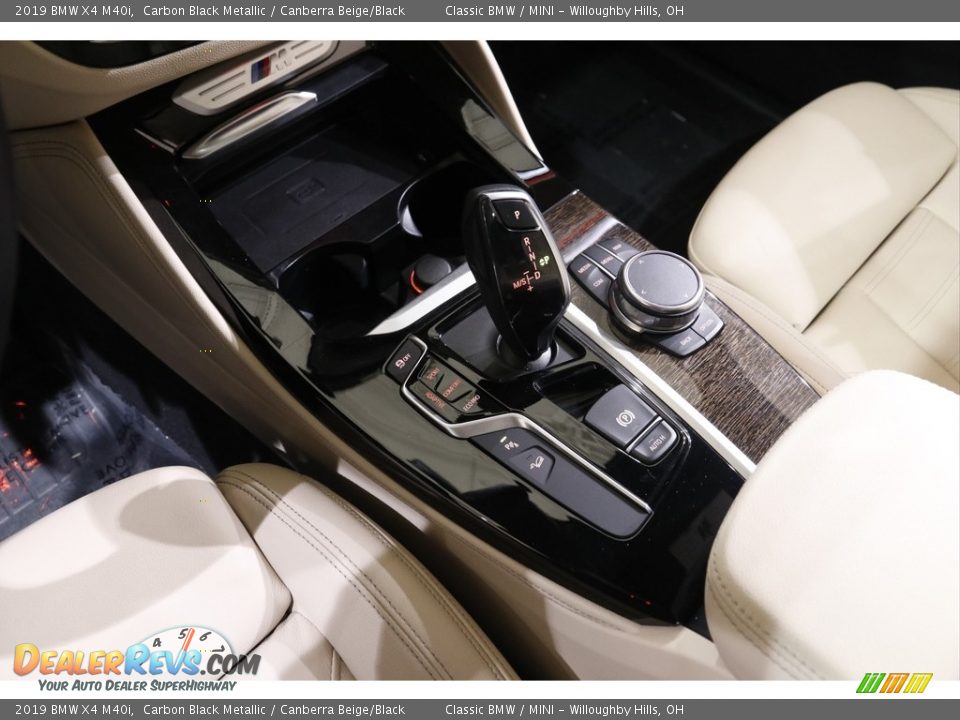 2019 BMW X4 M40i Carbon Black Metallic / Canberra Beige/Black Photo #15