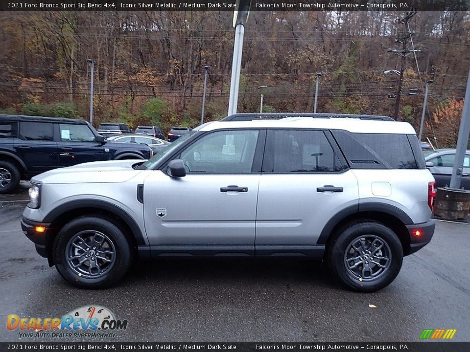 Iconic Silver Metallic 2021 Ford Bronco Sport Big Bend 4x4 Photo #6