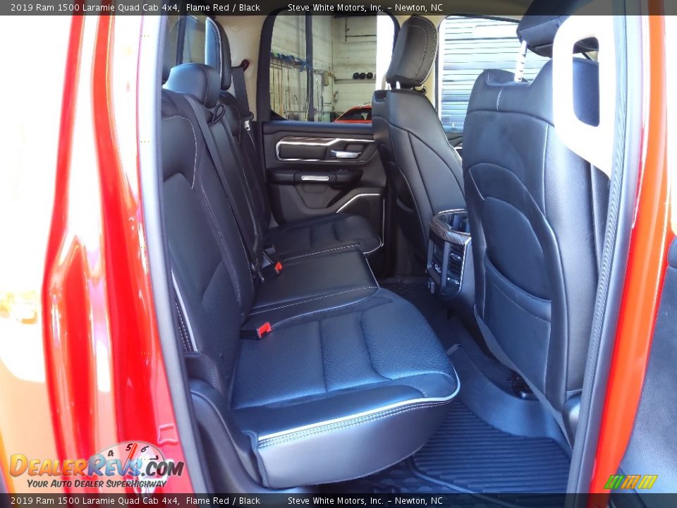 2019 Ram 1500 Laramie Quad Cab 4x4 Flame Red / Black Photo #16