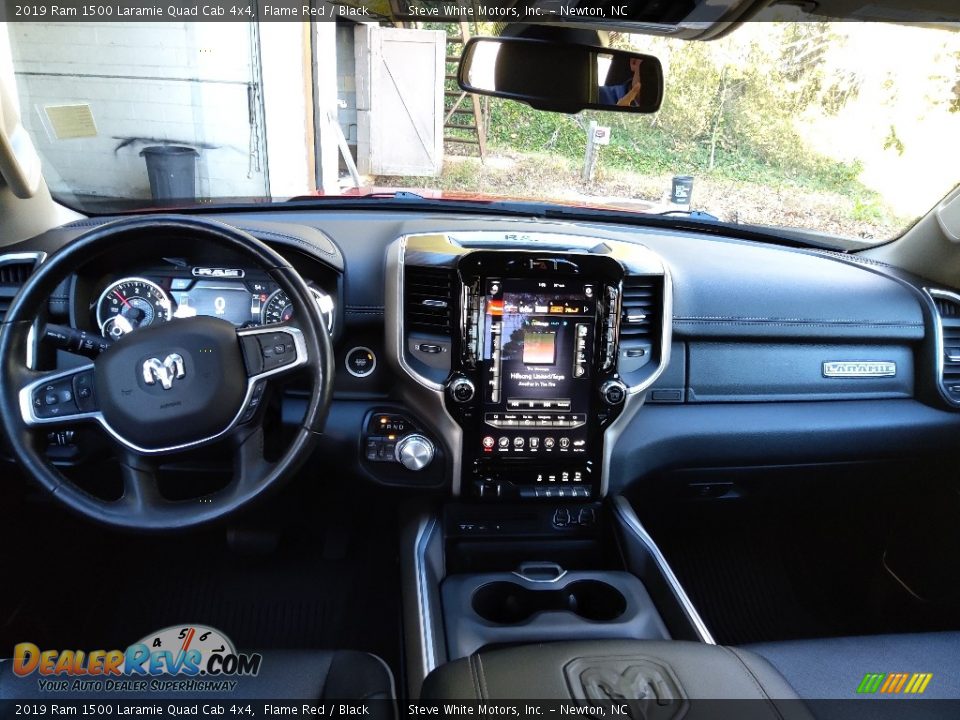 2019 Ram 1500 Laramie Quad Cab 4x4 Flame Red / Black Photo #18