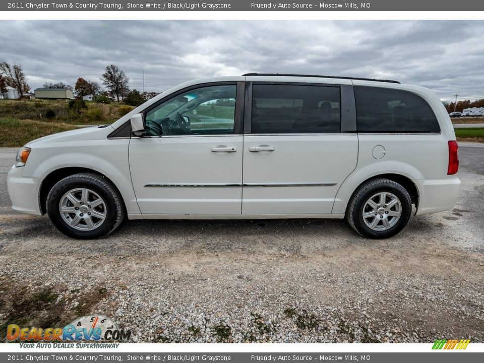 2011 Chrysler Town & Country Touring Stone White / Black/Light Graystone Photo #7