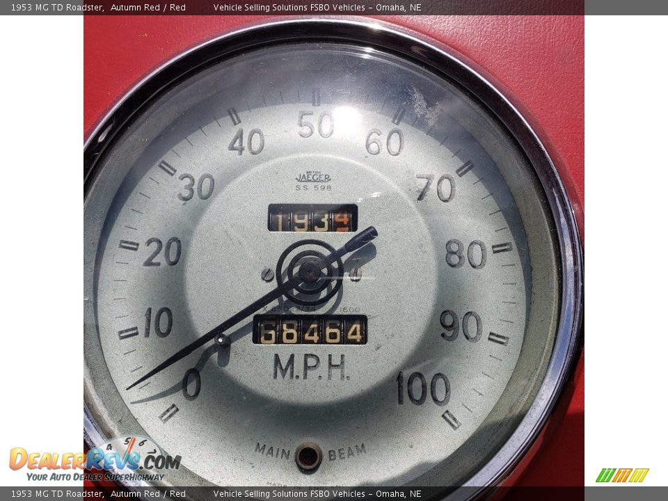 1953 MG TD Roadster Gauges Photo #4