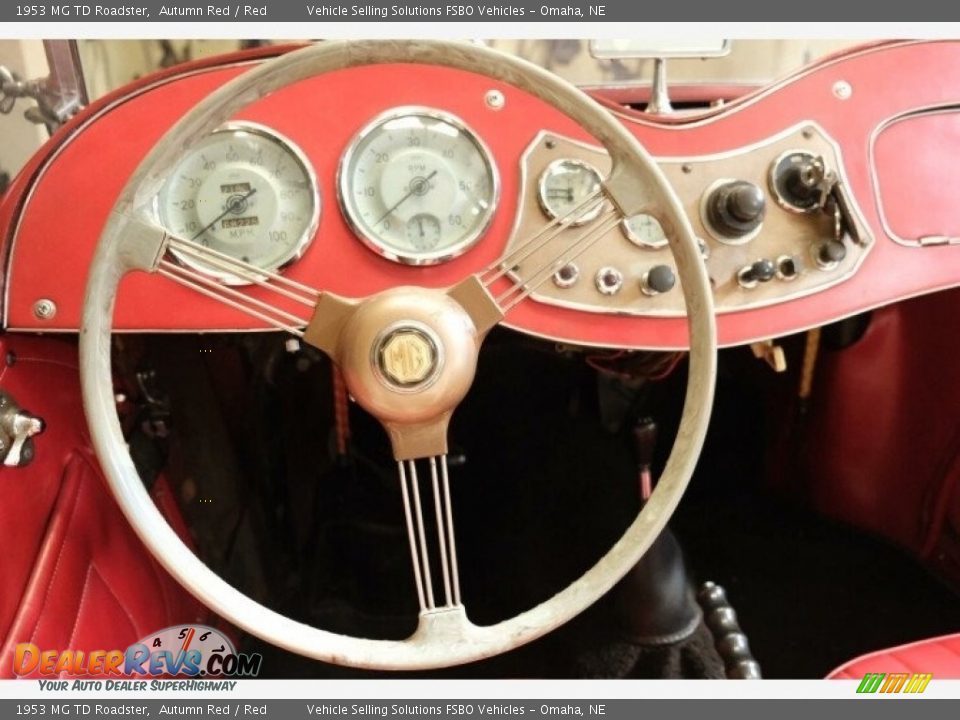 Dashboard of 1953 MG TD Roadster Photo #5