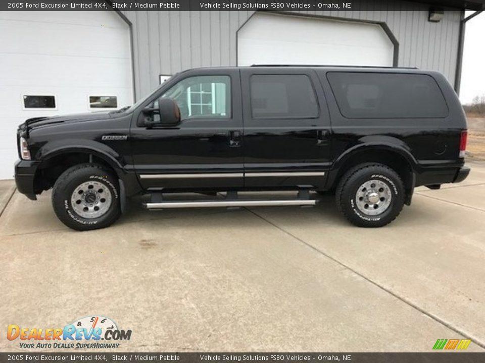 2005 Ford Excursion Limited 4X4 Black / Medium Pebble Photo #1