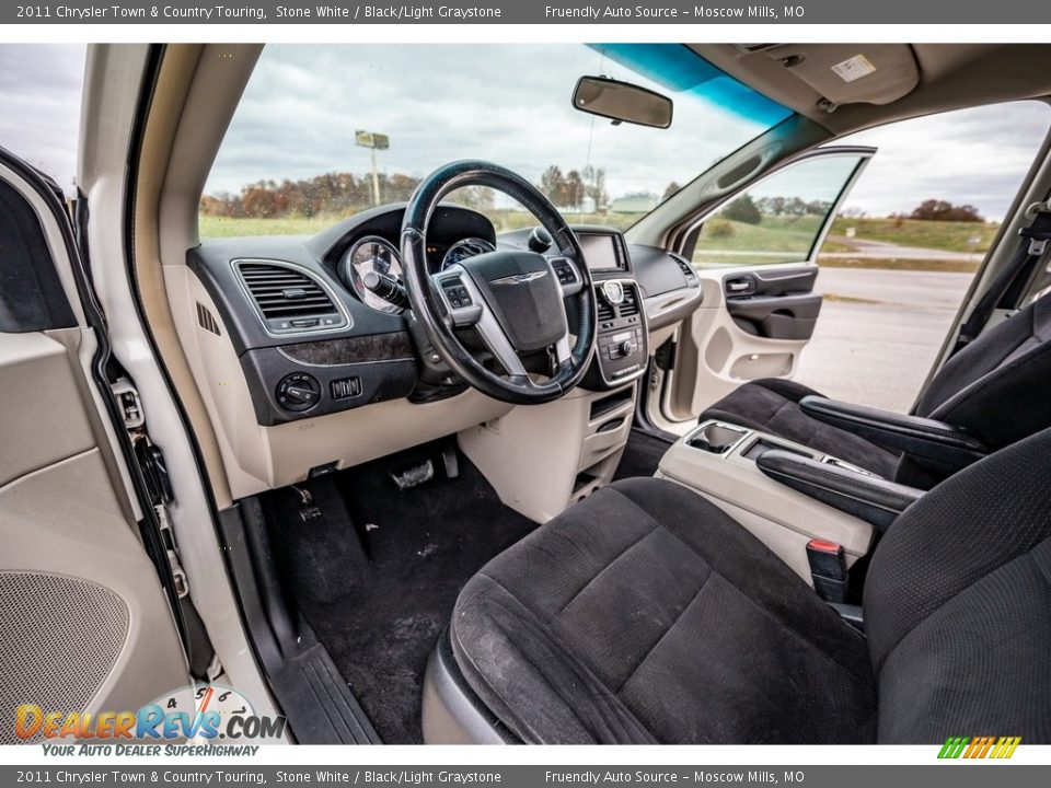 2011 Chrysler Town & Country Touring Stone White / Black/Light Graystone Photo #19