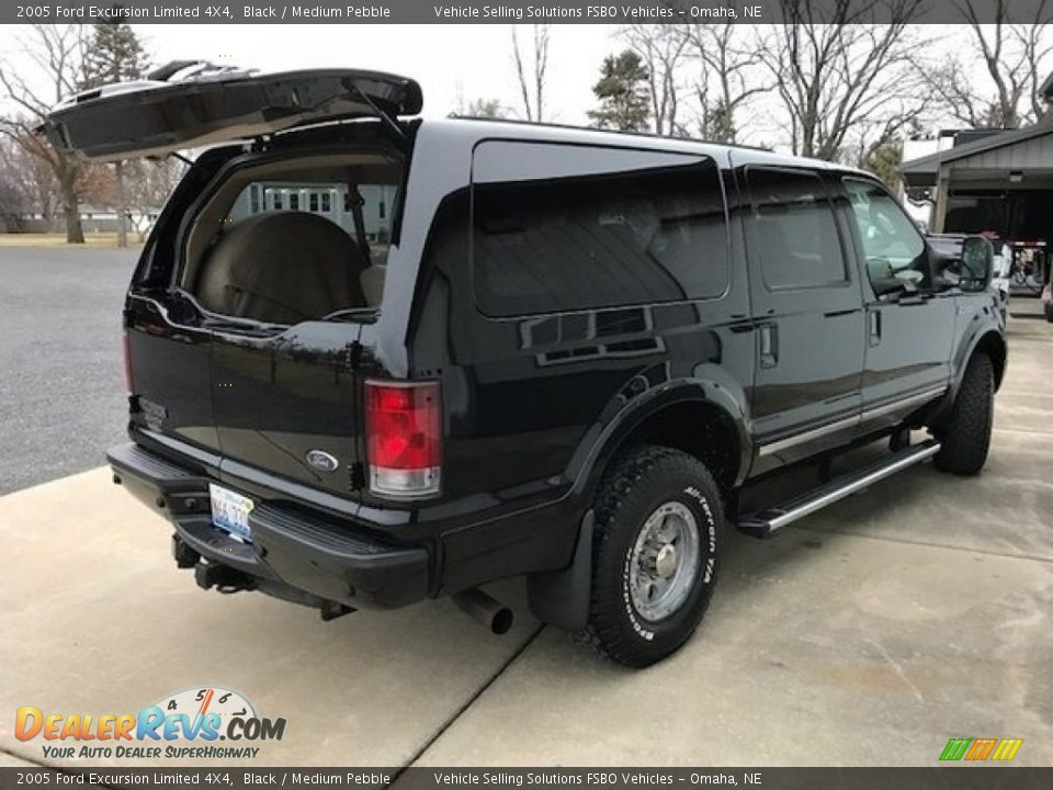 2005 Ford Excursion Limited 4X4 Black / Medium Pebble Photo #6