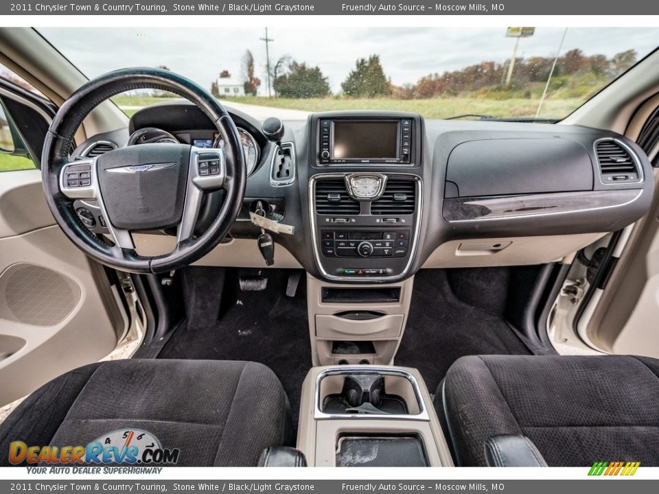 2011 Chrysler Town & Country Touring Stone White / Black/Light Graystone Photo #30