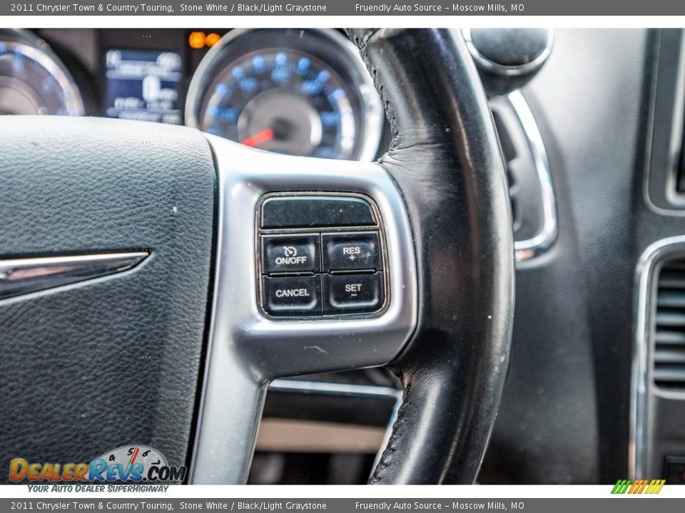 2011 Chrysler Town & Country Touring Stone White / Black/Light Graystone Photo #34