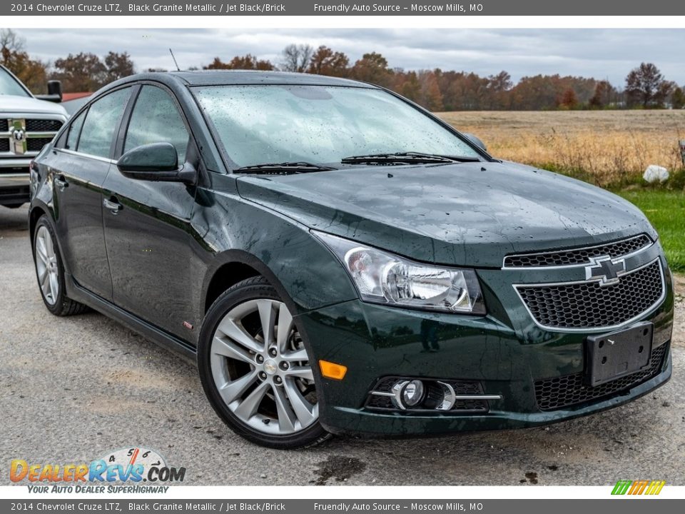 2014 Chevrolet Cruze LTZ Black Granite Metallic / Jet Black/Brick Photo #1