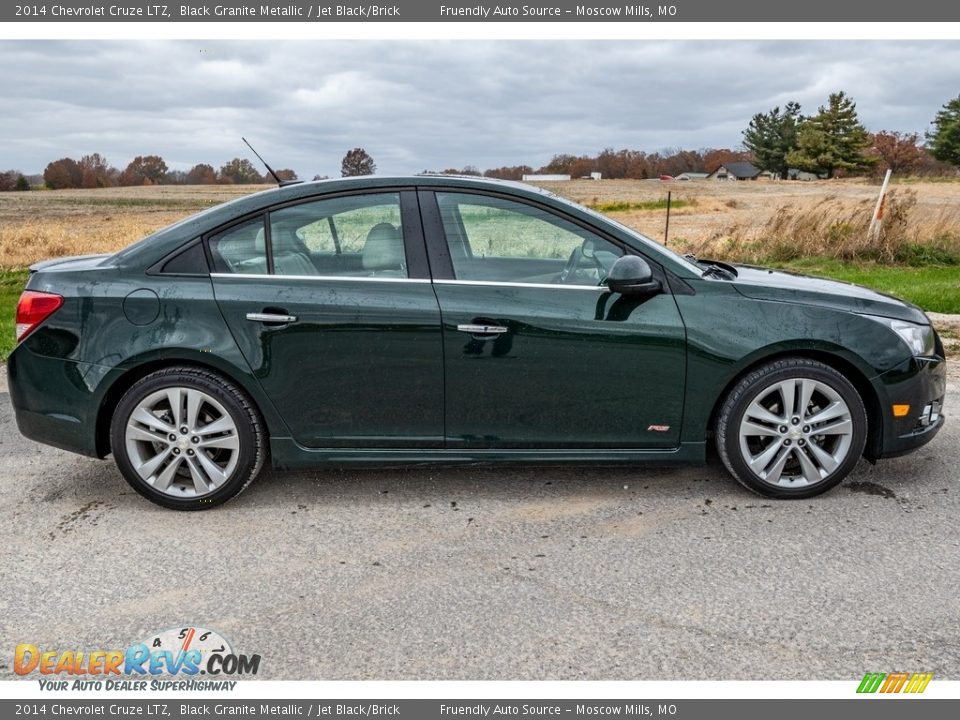 2014 Chevrolet Cruze LTZ Black Granite Metallic / Jet Black/Brick Photo #3