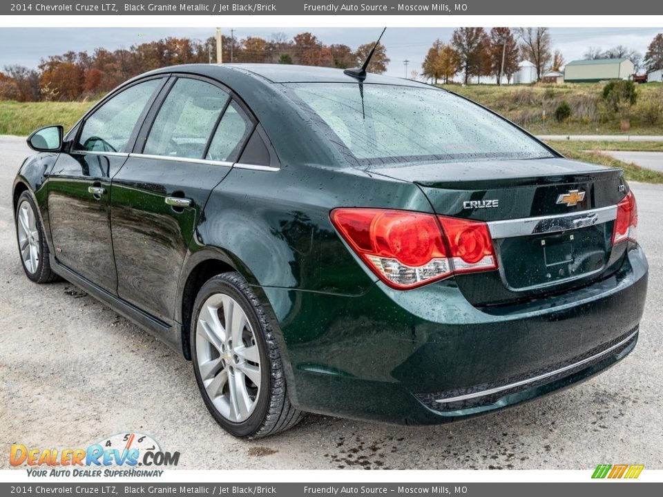 2014 Chevrolet Cruze LTZ Black Granite Metallic / Jet Black/Brick Photo #6