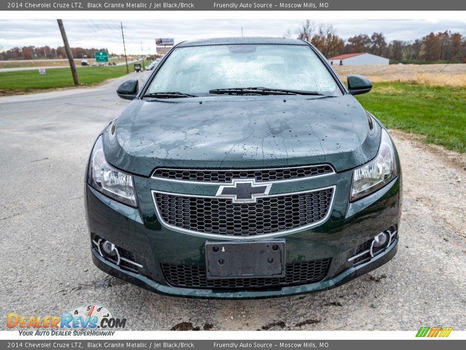 2014 Chevrolet Cruze LTZ Black Granite Metallic / Jet Black/Brick Photo #9