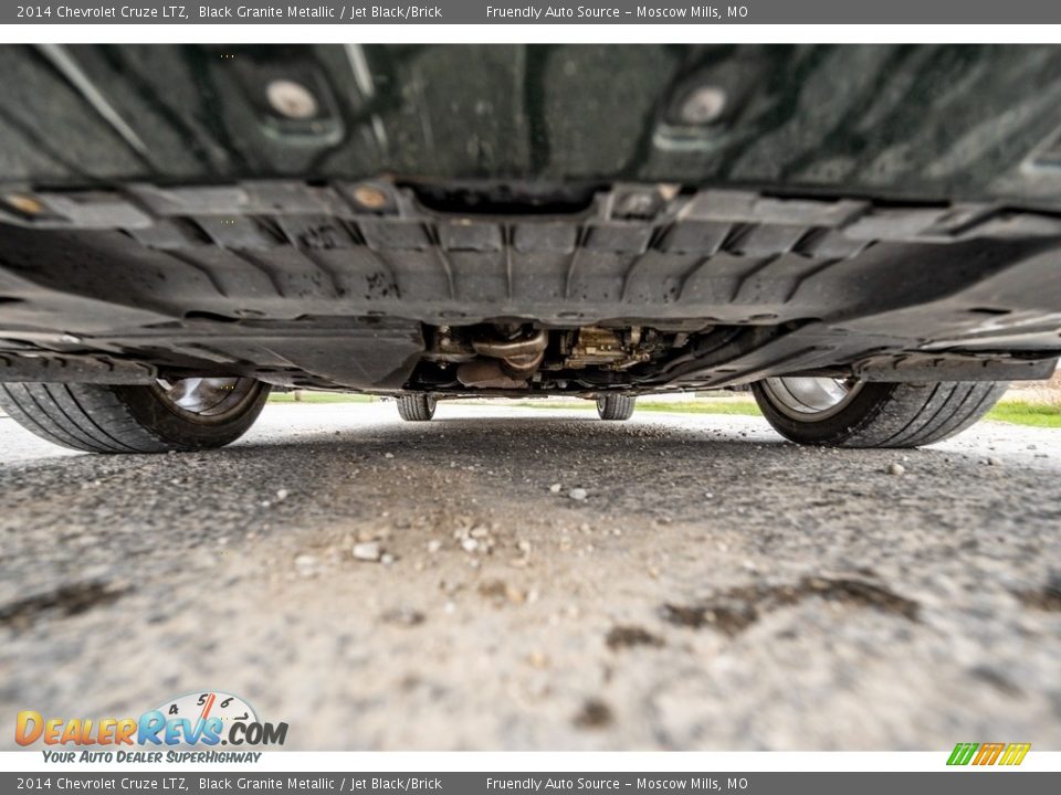 2014 Chevrolet Cruze LTZ Black Granite Metallic / Jet Black/Brick Photo #10