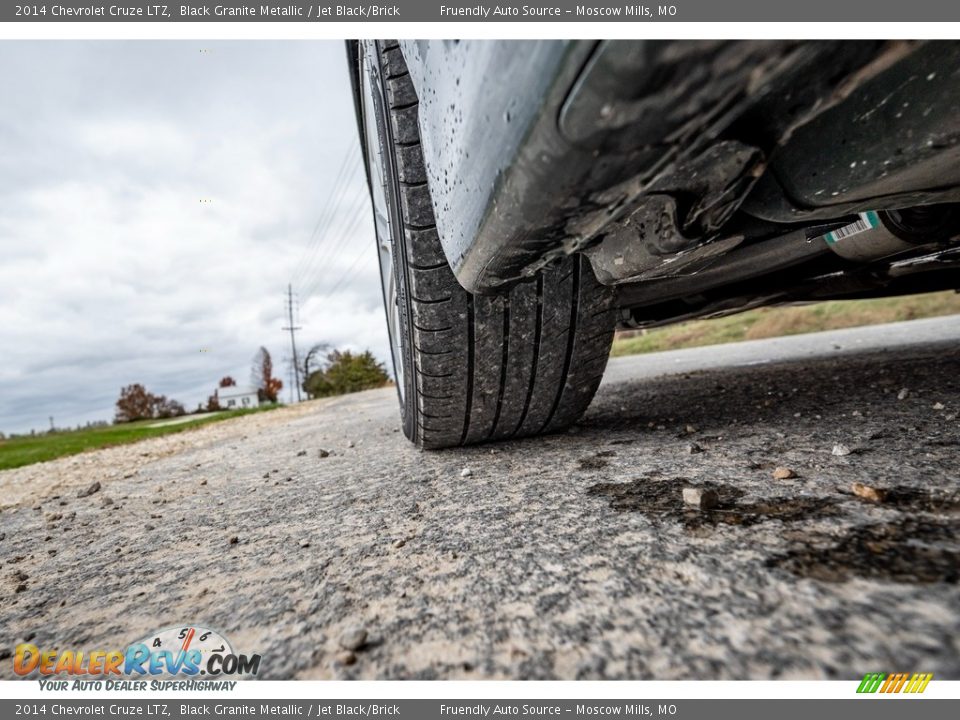 2014 Chevrolet Cruze LTZ Black Granite Metallic / Jet Black/Brick Photo #15