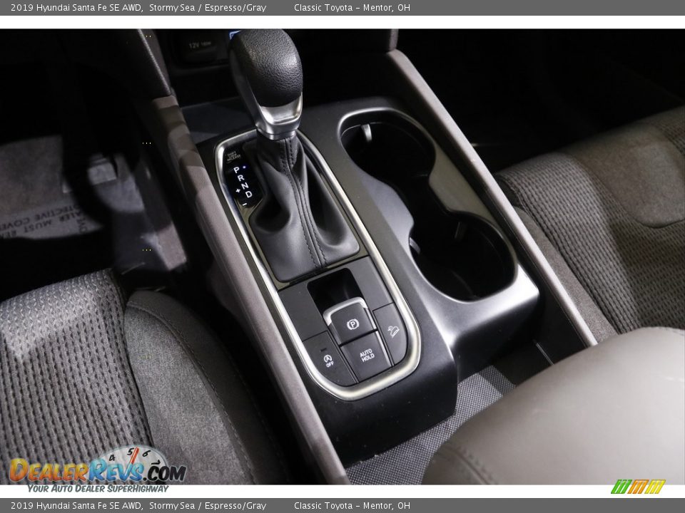 2019 Hyundai Santa Fe SE AWD Stormy Sea / Espresso/Gray Photo #13