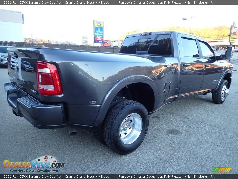 2021 Ram 3500 Laramie Crew Cab 4x4 Granite Crystal Metallic / Black Photo #5