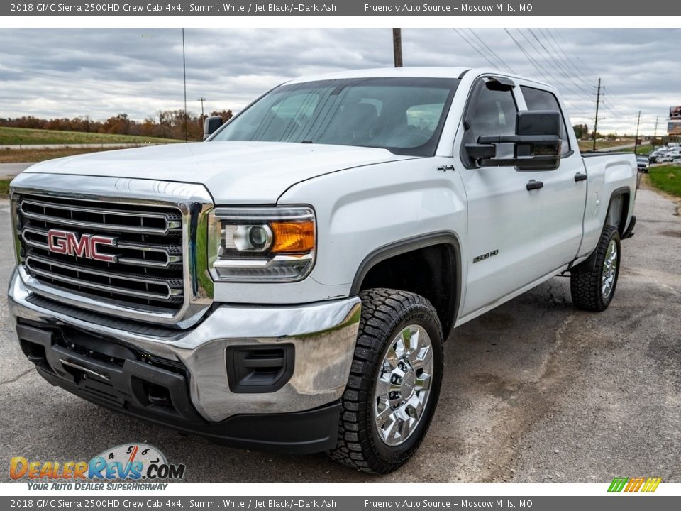 2018 GMC Sierra 2500HD Crew Cab 4x4 Summit White / Jet Black/­Dark Ash Photo #8