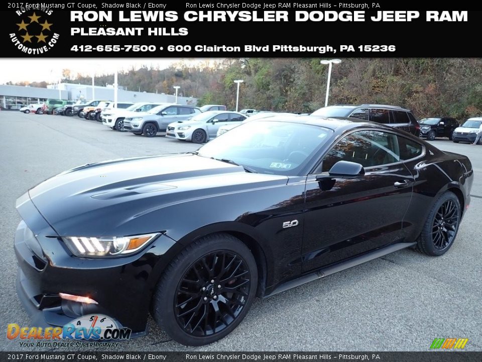 2017 Ford Mustang GT Coupe Shadow Black / Ebony Photo #1