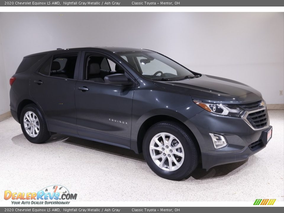 2020 Chevrolet Equinox LS AWD Nightfall Gray Metallic / Ash Gray Photo #1