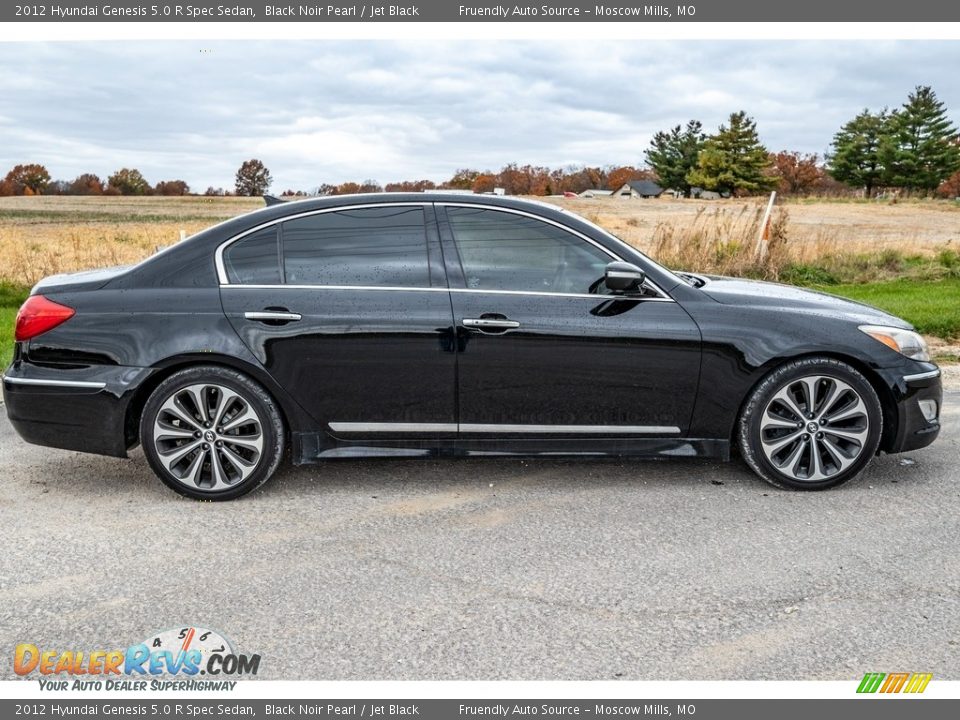 Black Noir Pearl 2012 Hyundai Genesis 5.0 R Spec Sedan Photo #3