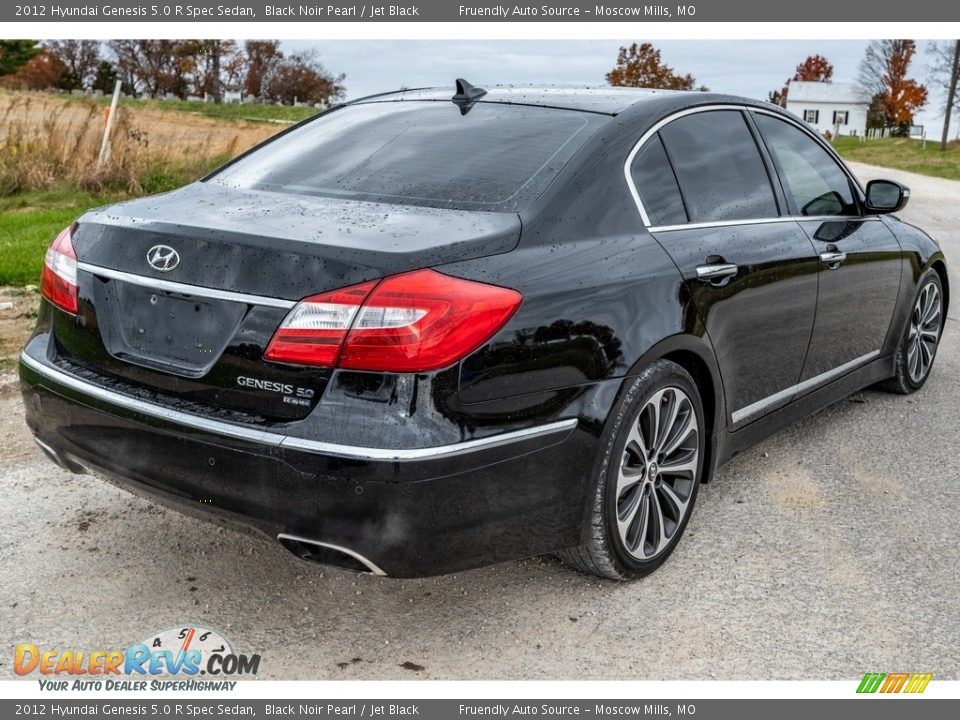 2012 Hyundai Genesis 5.0 R Spec Sedan Black Noir Pearl / Jet Black Photo #4