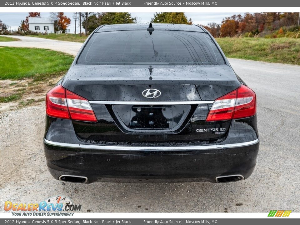 2012 Hyundai Genesis 5.0 R Spec Sedan Black Noir Pearl / Jet Black Photo #5