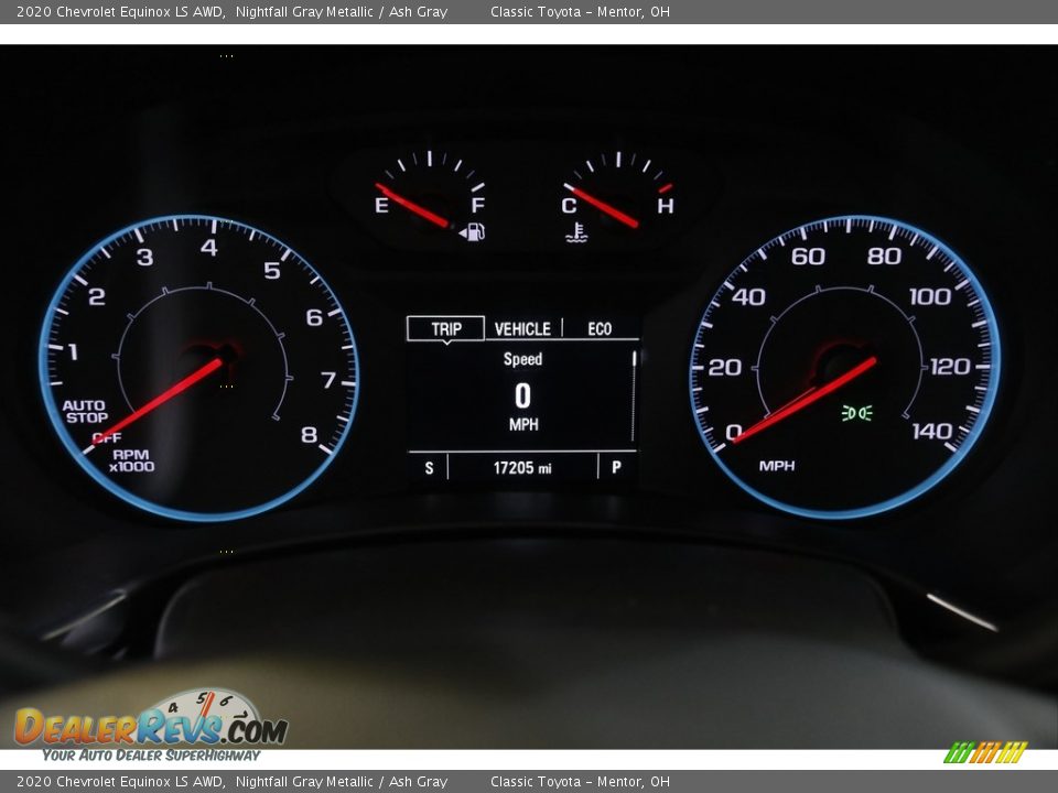 2020 Chevrolet Equinox LS AWD Nightfall Gray Metallic / Ash Gray Photo #8