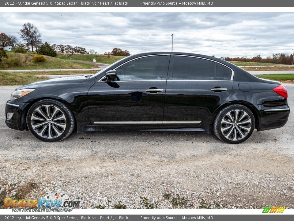 Black Noir Pearl 2012 Hyundai Genesis 5.0 R Spec Sedan Photo #7