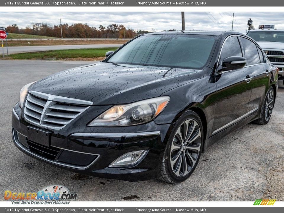 2012 Hyundai Genesis 5.0 R Spec Sedan Black Noir Pearl / Jet Black Photo #8