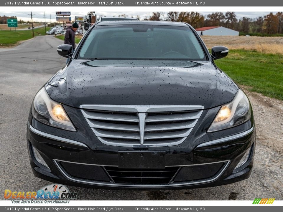 2012 Hyundai Genesis 5.0 R Spec Sedan Black Noir Pearl / Jet Black Photo #9