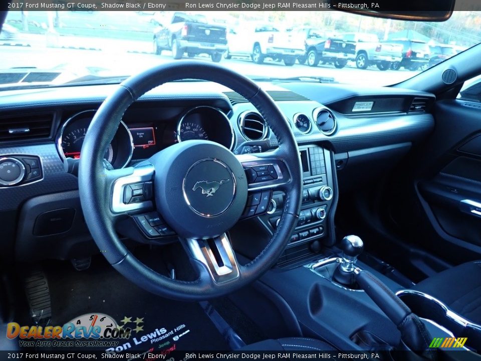 2017 Ford Mustang GT Coupe Shadow Black / Ebony Photo #12