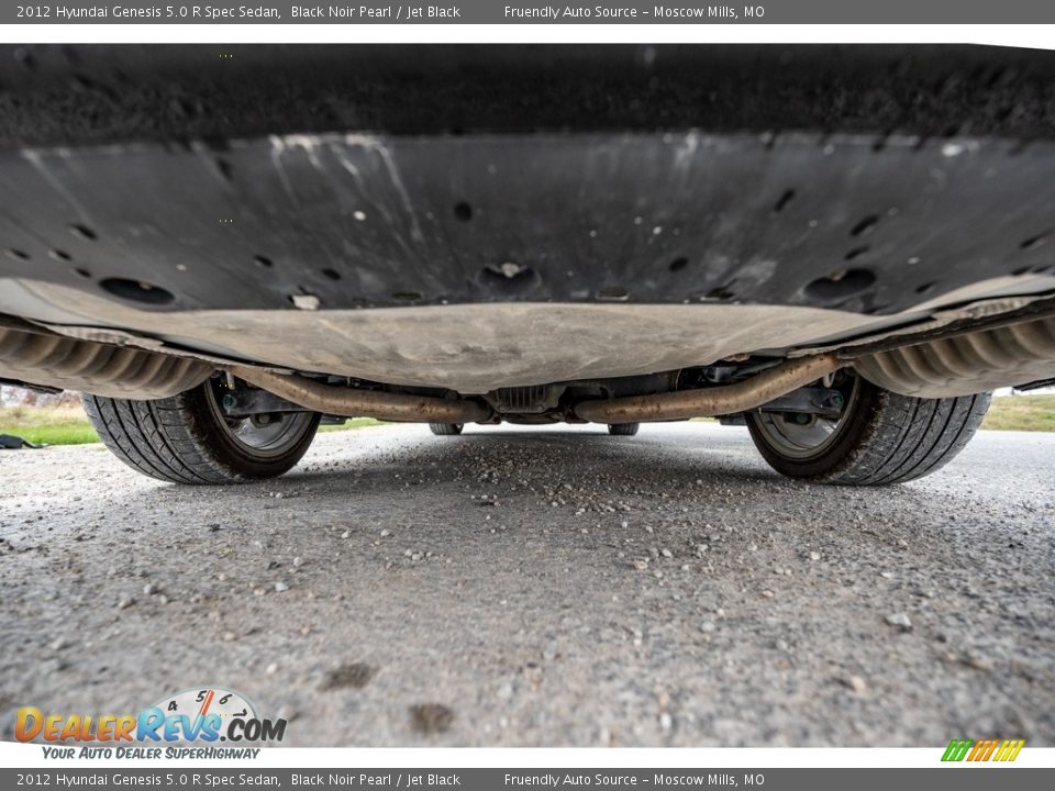 Undercarriage of 2012 Hyundai Genesis 5.0 R Spec Sedan Photo #13
