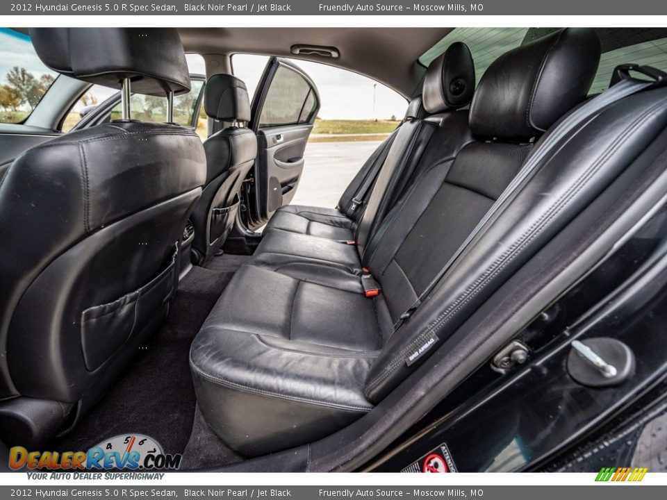 Rear Seat of 2012 Hyundai Genesis 5.0 R Spec Sedan Photo #22