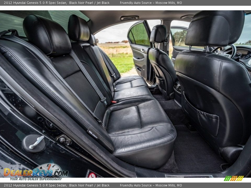 Rear Seat of 2012 Hyundai Genesis 5.0 R Spec Sedan Photo #24