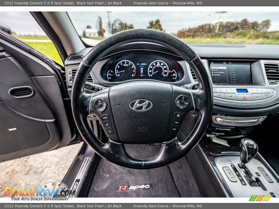 2012 Hyundai Genesis 5.0 R Spec Sedan Steering Wheel Photo #30