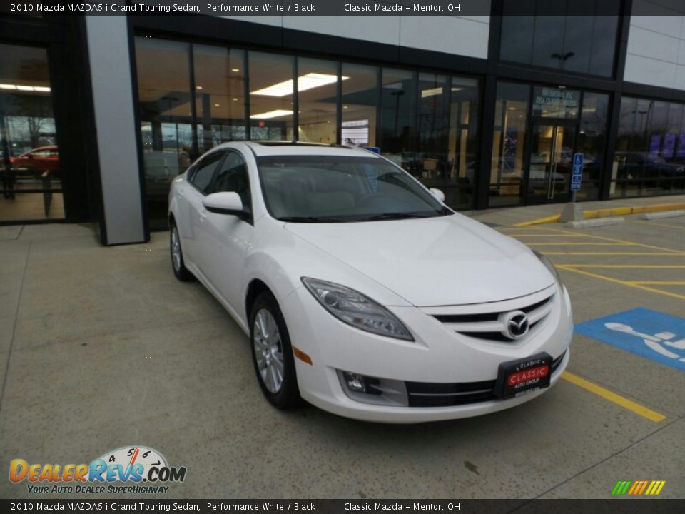 2010 Mazda MAZDA6 i Grand Touring Sedan Performance White / Black Photo #1