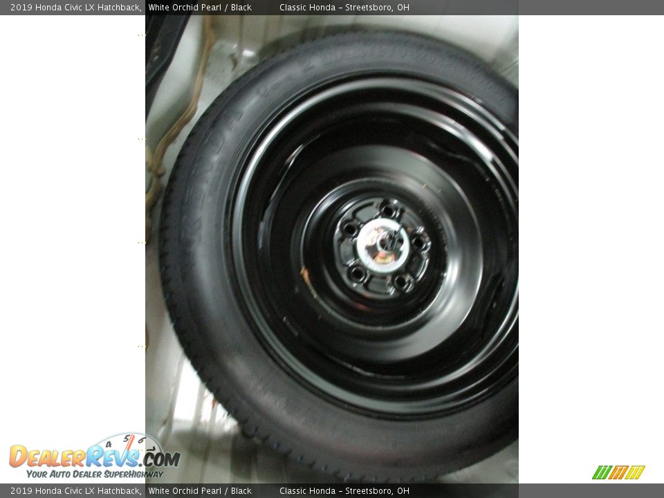 2019 Honda Civic LX Hatchback White Orchid Pearl / Black Photo #15