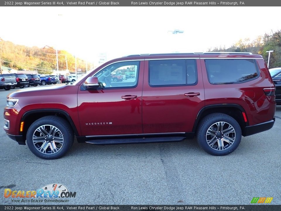 Velvet Red Pearl 2022 Jeep Wagoneer Series III 4x4 Photo #2