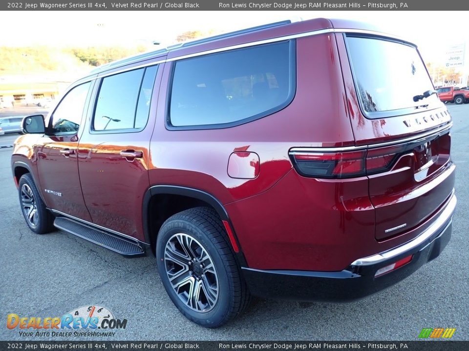 Velvet Red Pearl 2022 Jeep Wagoneer Series III 4x4 Photo #3