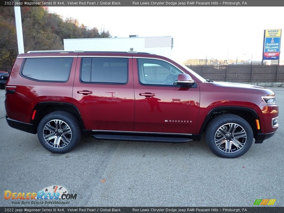 Velvet Red Pearl 2022 Jeep Wagoneer Series III 4x4 Photo #7