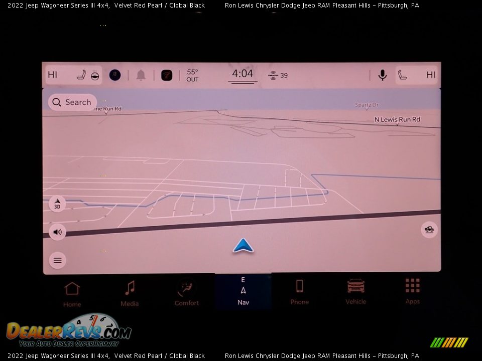 2022 Jeep Wagoneer Series III 4x4 Velvet Red Pearl / Global Black Photo #18